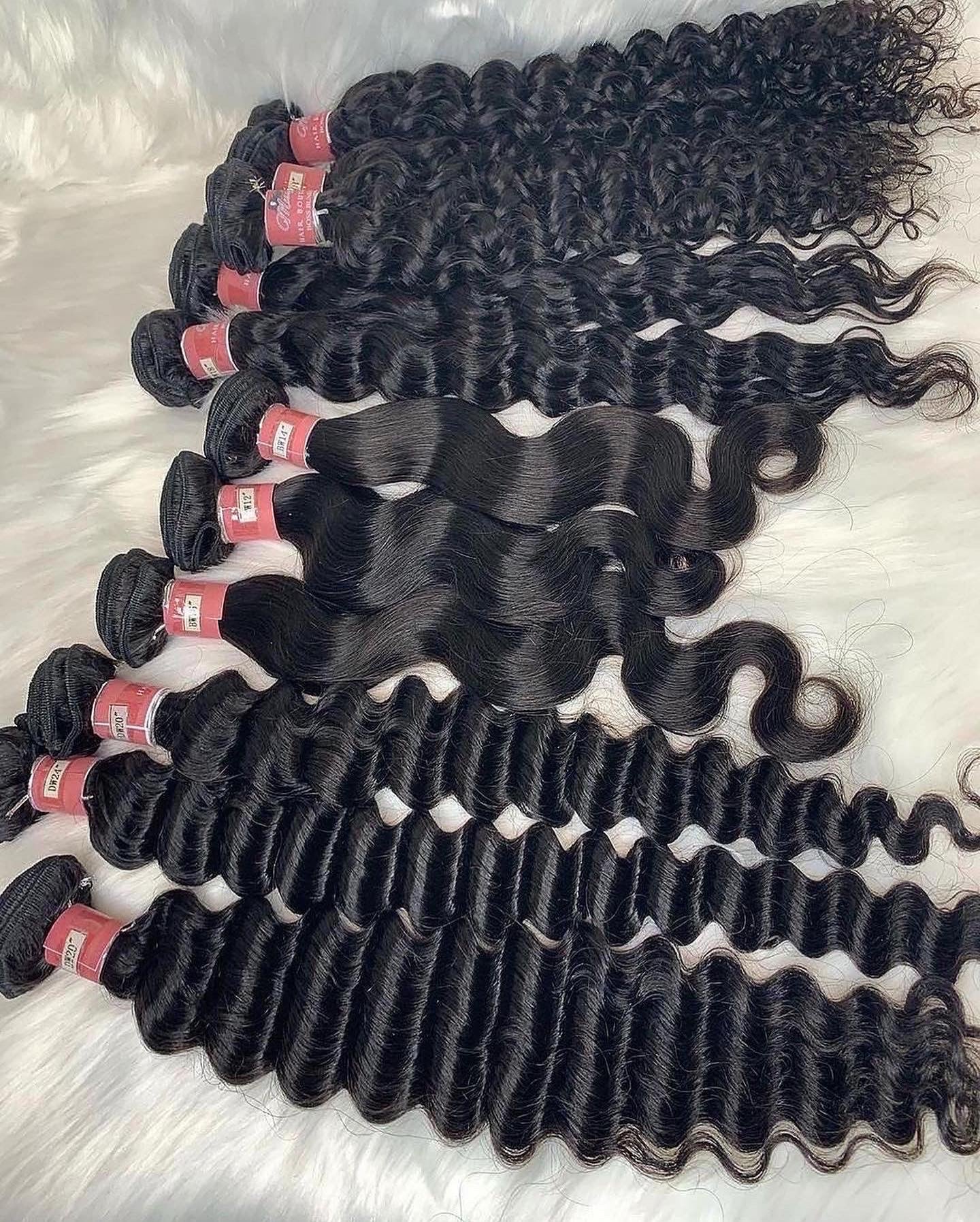 9PC BUNDLE PACKAGE STRAIGHT* BODY WAVE* NATURAL BODY* PINEAPPLE WAVE