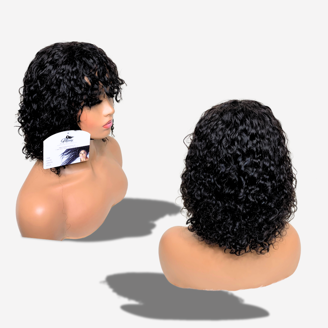 CURLY BANG BOB | 180 DENSITY