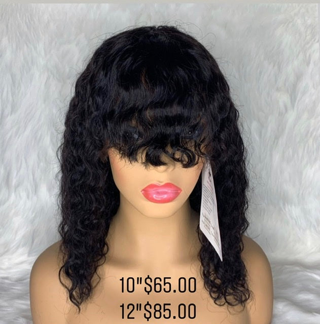 CURLY BANG BOB | 180 DENSITY